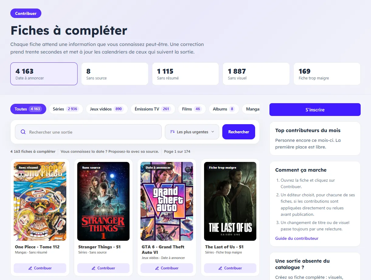 Page Fiches à compléter de Quodat