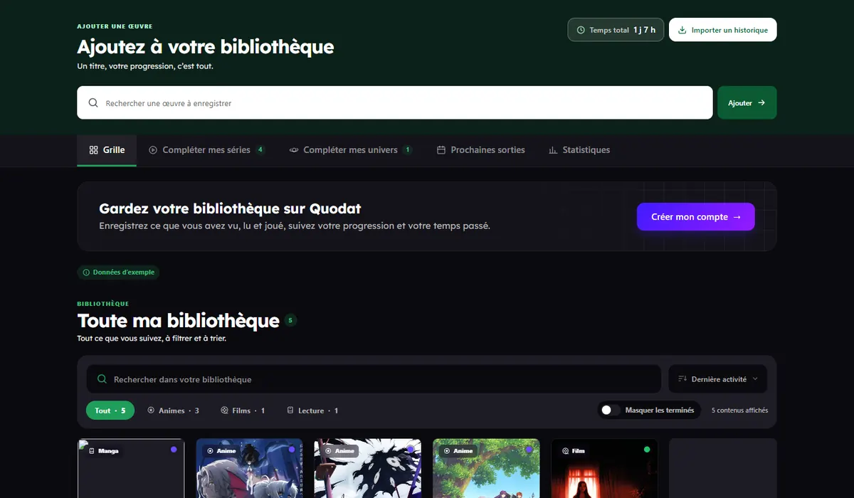 Bibliothèque personnelle
