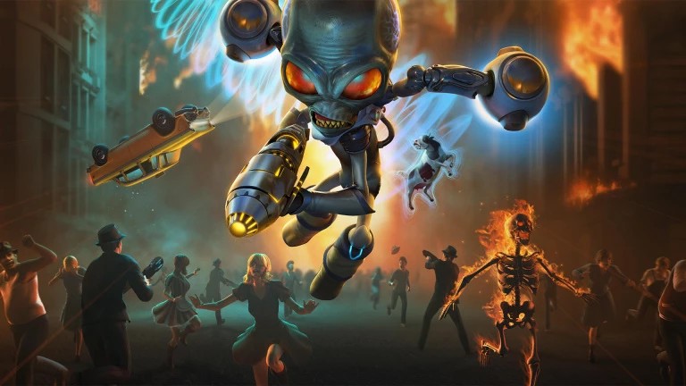 Couverture de Destroy All Humans!, sortie 28 juillet 2020