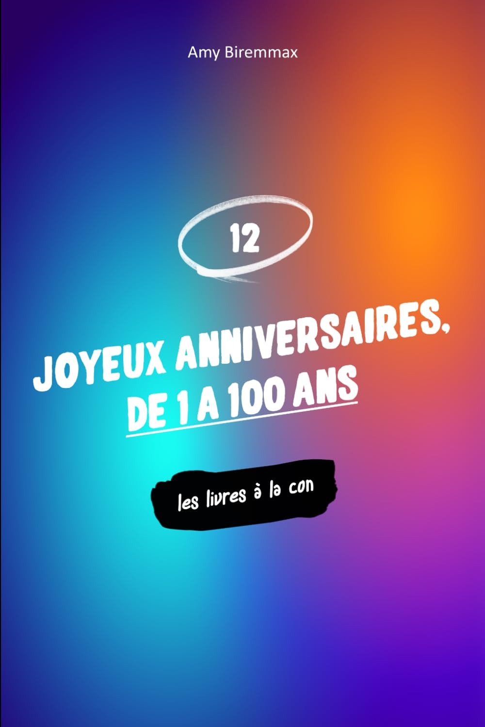 Joyeux anniversaires, de 1 à 100 ans … à remplir chaque année